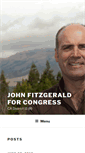 Mobile Screenshot of johnfitzgeraldforcongress.com